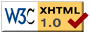 Valid XHTML 1.0